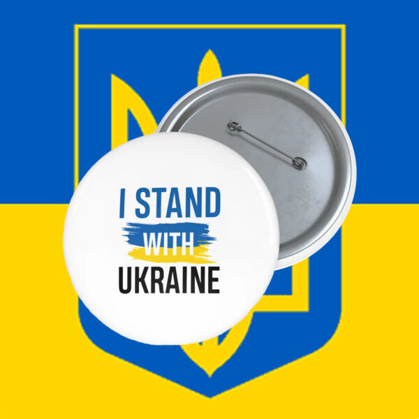 I stand with Ukraine - Support Ukraine Button