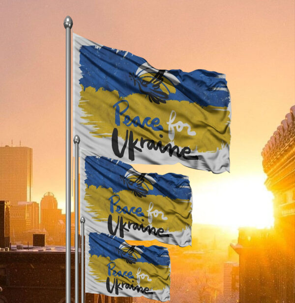 Peace for Ukraine 2025 Flag