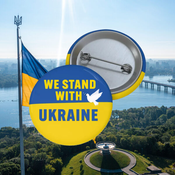 Peace for Ukraine Button1