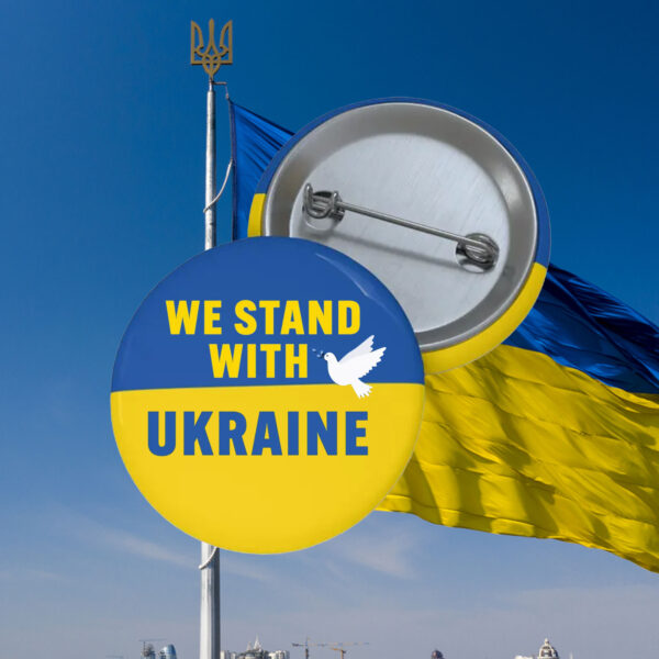 Peace for Ukraine Button33