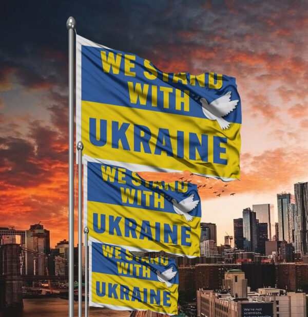 Peace for Ukraine Flag 1