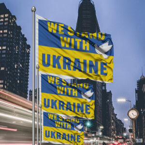 Peace for Ukraine Flag 2