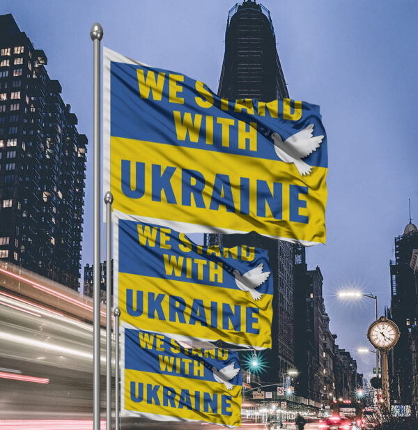 Peace for Ukraine Flag 2