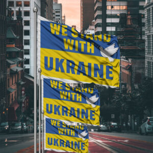 Peace for Ukraine Flag 3
