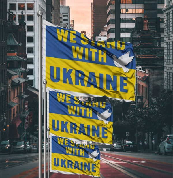 Peace for Ukraine Flag 3