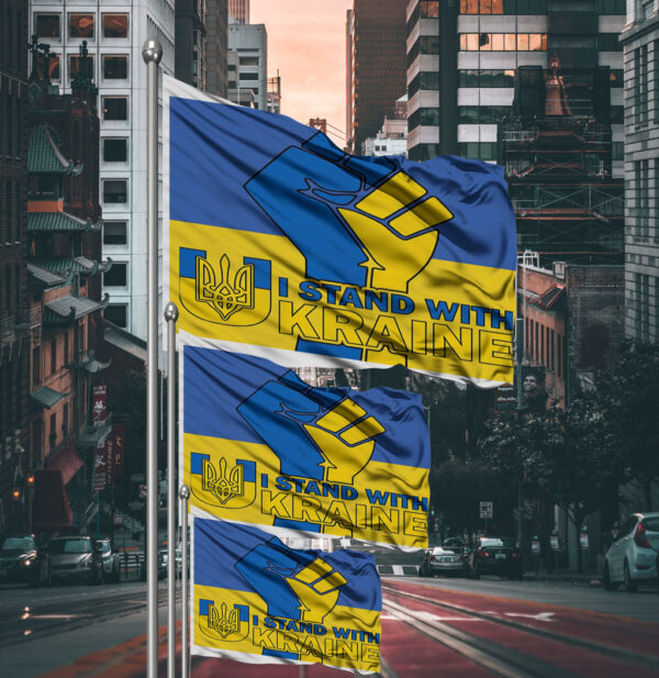 Stand With Ukraine New Flag