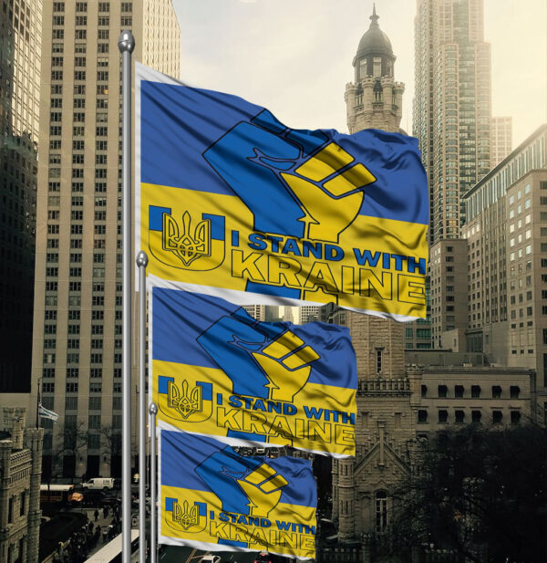 Stand With Ukraine New Flag2