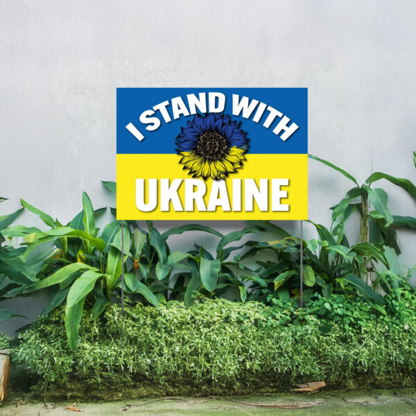 Stop War in Ukraine Yard Sign