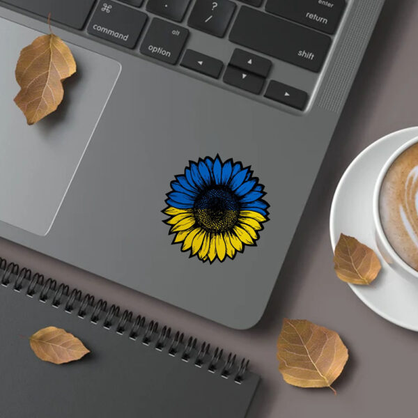 Support Ukraine Sunflower Sticker and Car Magnet1