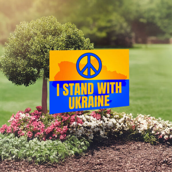 Support for Ukraine Yard Sign