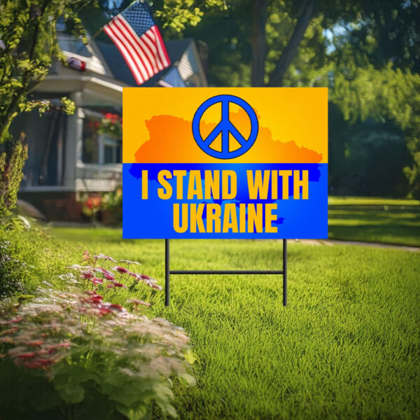 Support for Ukraine Yard Sign