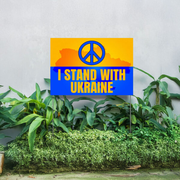 Support for Ukraine Yard Sign