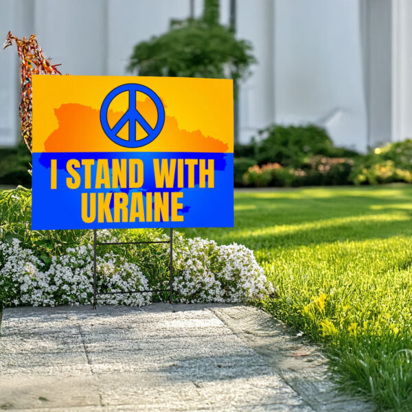 Support for Ukraine Yard Sign