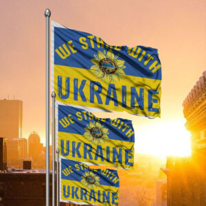 Ukraine Sunflower Flag - National Flower of Ukraine