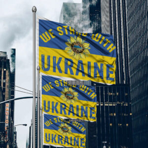 Ukraine Sunflower Flag - National Flower of Ukraine1