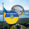 We Stand With Ukraine Button1