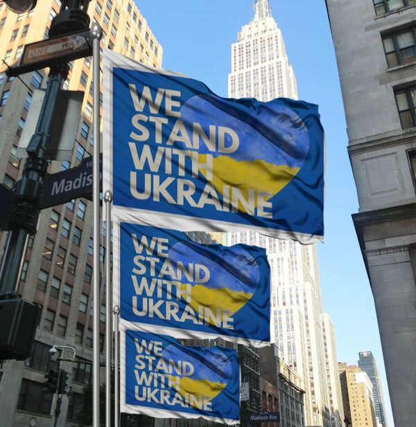 We Stand With Ukraine Flag - Zelensky is a hero4