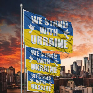 We Stand With Ukraine Flag434