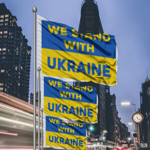 We Stand With Ukraine Sunflower