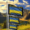 We Stand With Ukraine - Support Ukraine Flag2